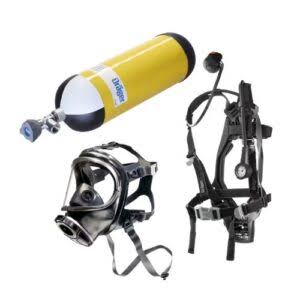Dräger SCBA Set, 6L Steel, 200-Bar