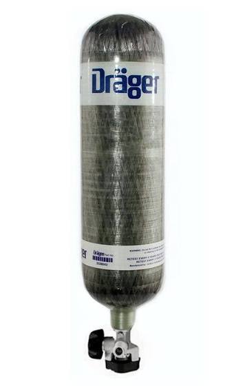 SCBA Cylinder Fiber, Dräger, 6L, 300 Bar